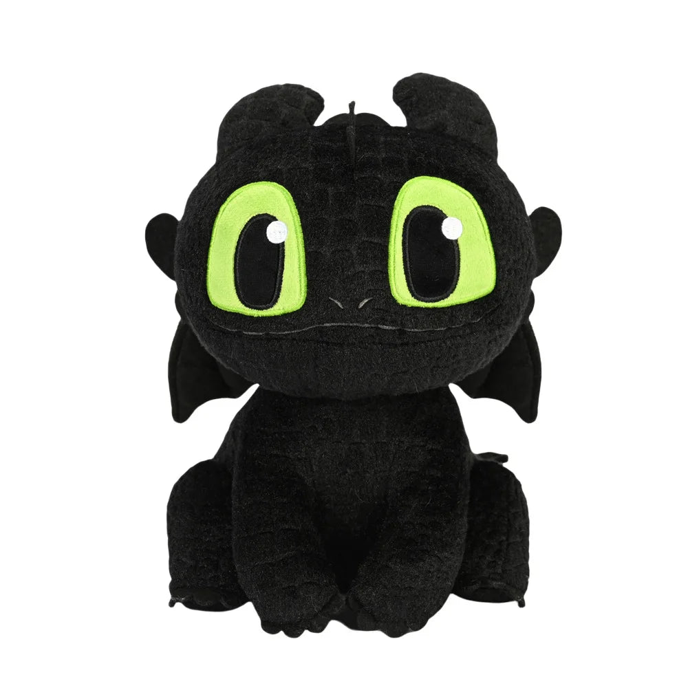 Toothless Plush Keychain & Denim Tote Bag – How to Train Your Dragon Gift