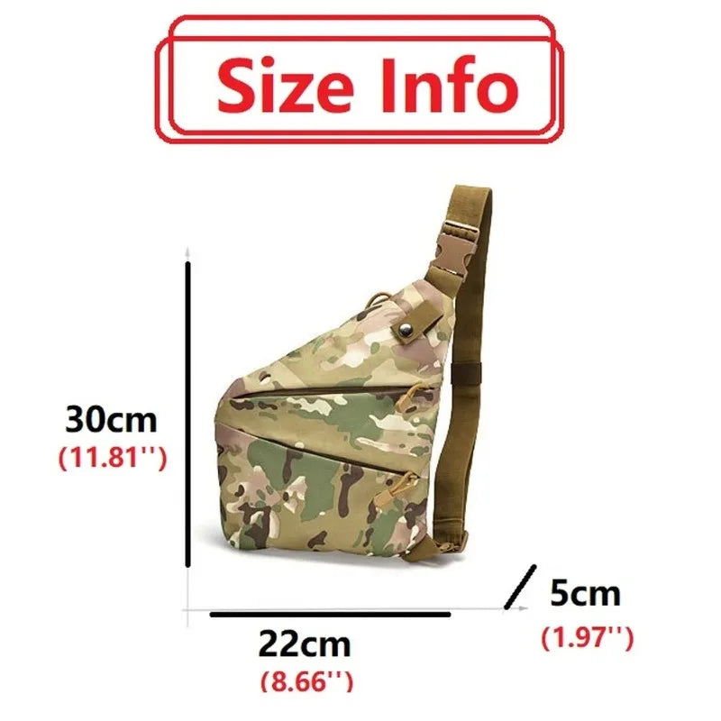 Tactical Crossbody Sling Bag – Waterproof Military Shoulder Bag