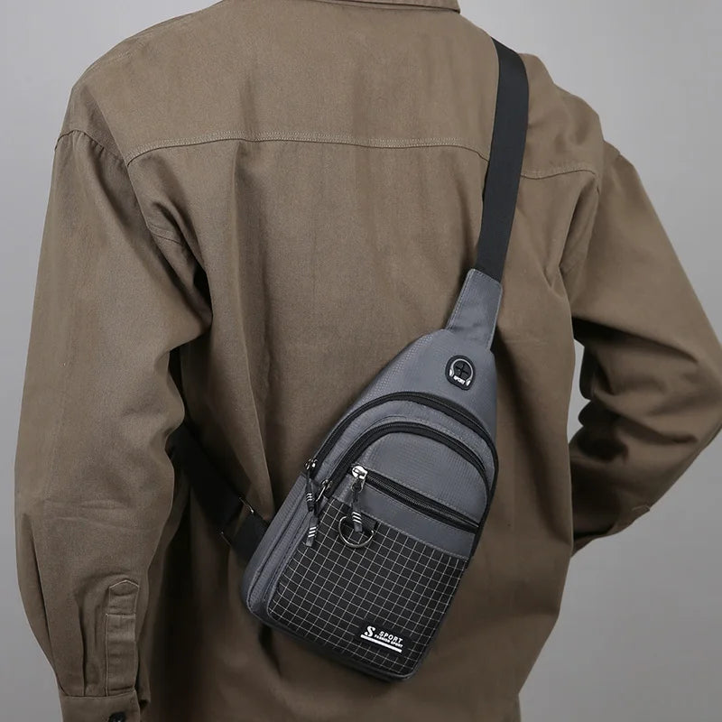 Men's Multifunctional Sling Bag – Sports Chest Pack