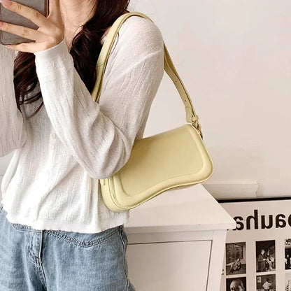 PU Leather Flap Crossbody Bag Women Luxury Shoulder Purse