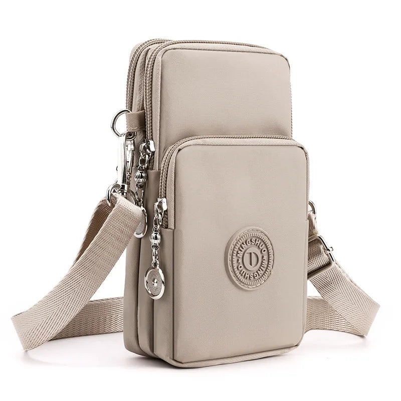Women's Crossbody Phone Bag – Nylon Shoulder Wallet Purse