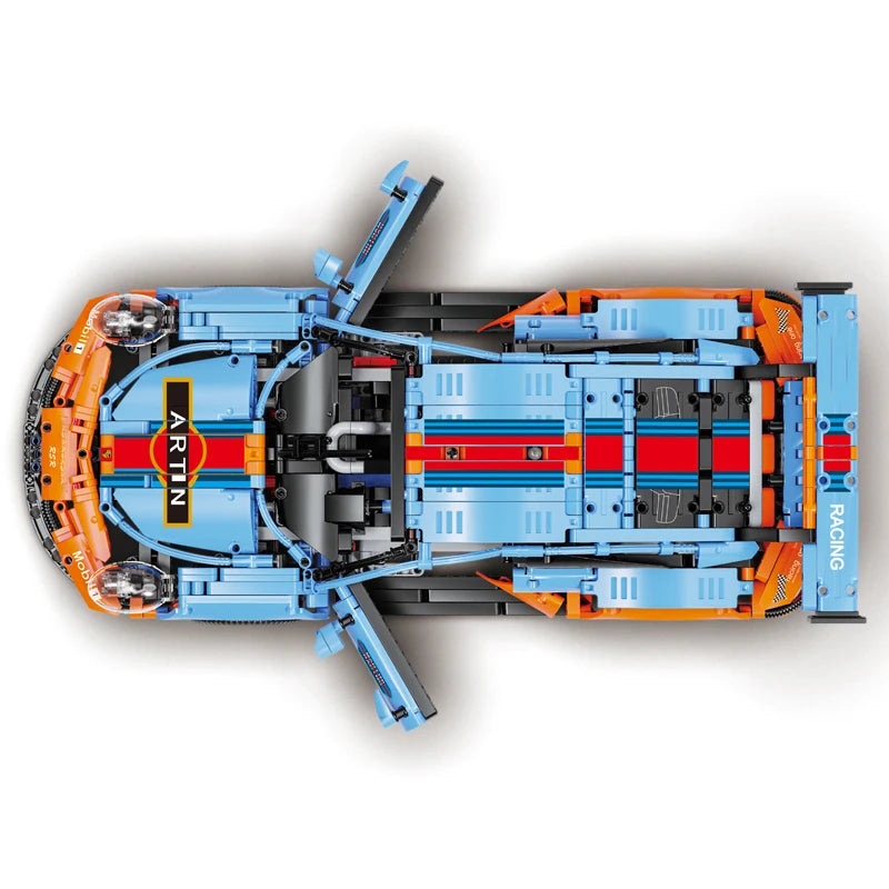 MOC RSR Classic Super Racing Cars Building Set – Technical Bricks