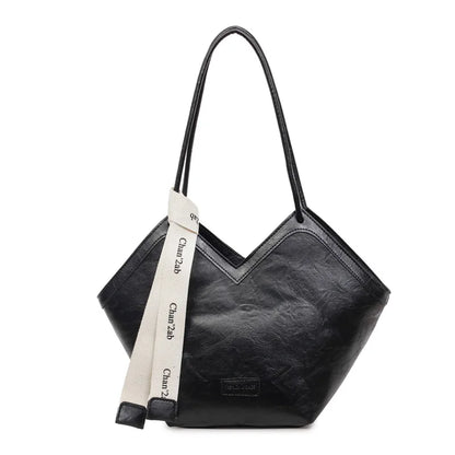 Retro Simple Underarm Bag Trendy Shoulder Large Capacity Commuting Foreign Style Tote
