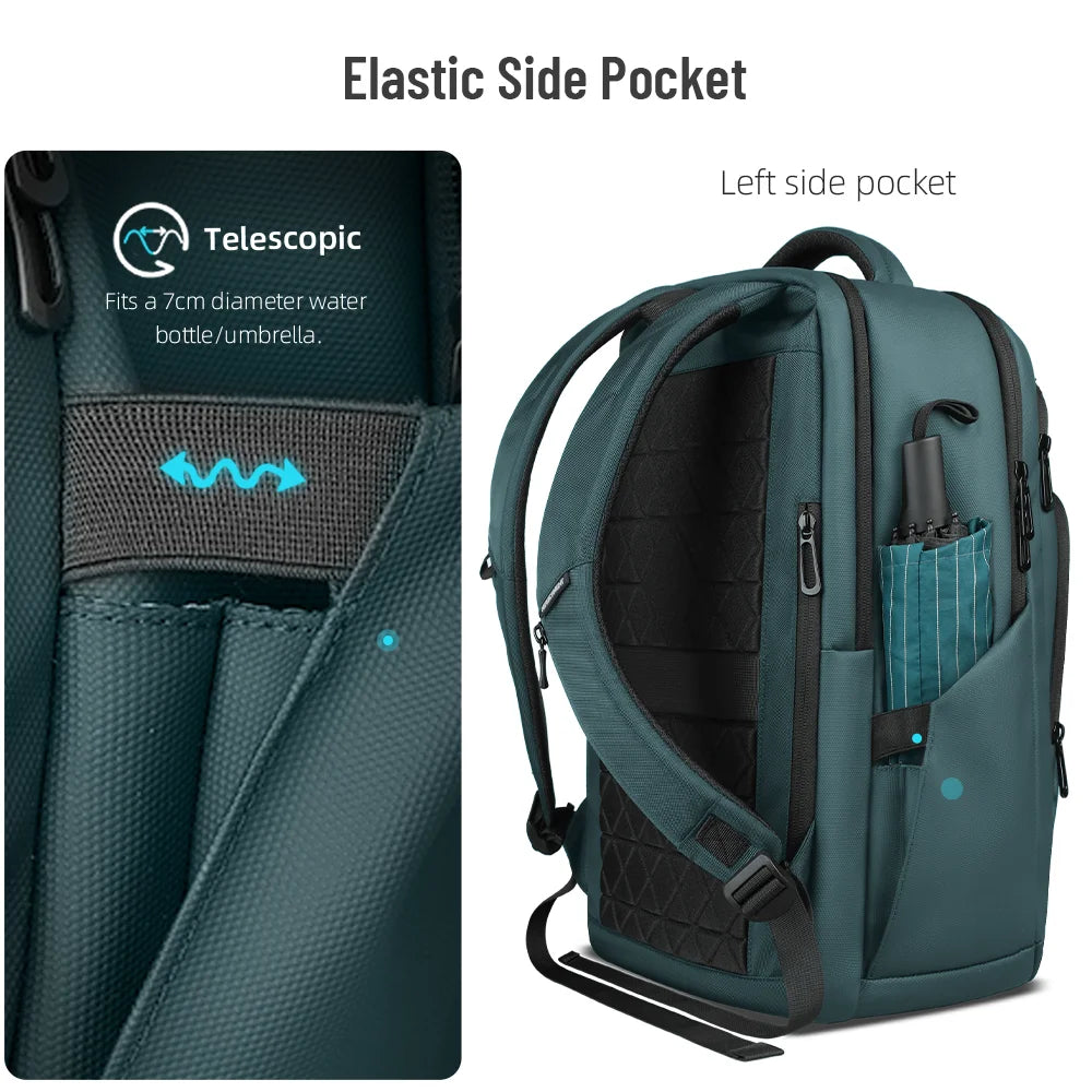 Waterproof Laptop Backpack with USB Port – Large Capacity