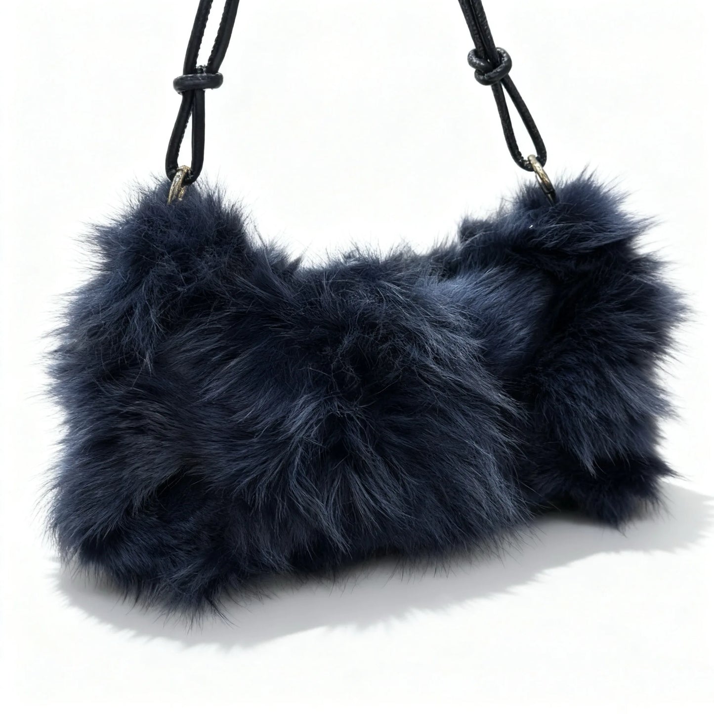 Faux Fur Shoulder Bag — Luxury Tote & Clutch Purse for Women