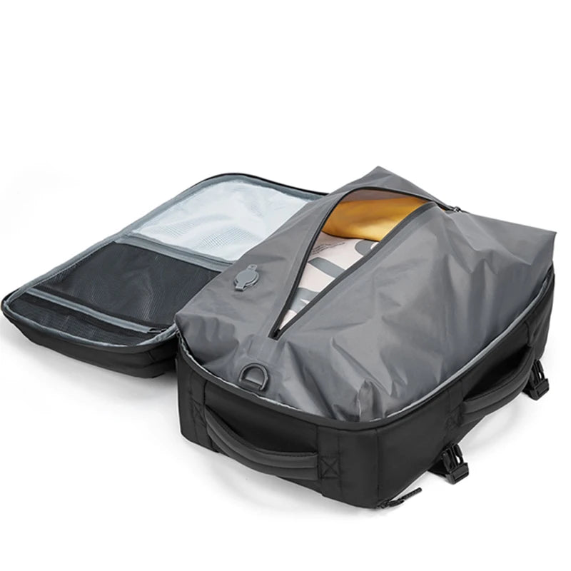 Vacuum Compression Travel Backpack – 16" Laptop, Waterproof, Business & Outdoor
