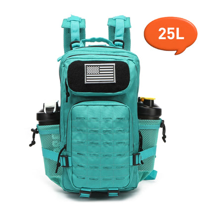 Tactical Backpack 25L/50L MOLLE Hiking Rucksack with Bottle Holders