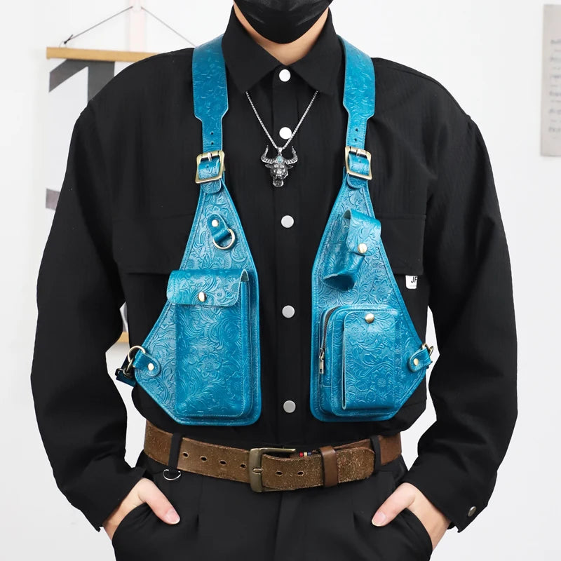 Genuine Leather Underarm Holster Bag – Men's Anti-Theft Shoulder Pack