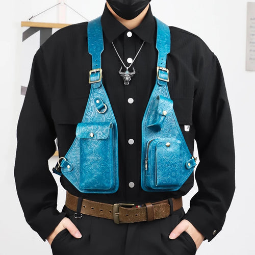 Genuine Leather Underarm Holster Bag – Men's Anti-Theft Shoulder Pack