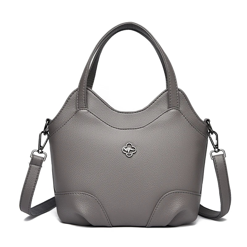 Leather Tote Shoulder Bag for Women – Luxury Handbag