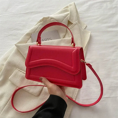 PU Leather Crossbody Bag for Women – Small Shoulder Handbag