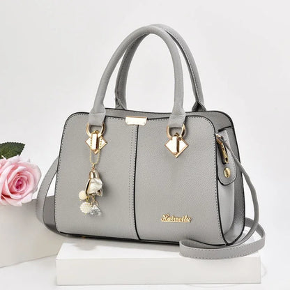 Large Capacity PU Leather Handbag Women Shoulder Crossbody Bag
