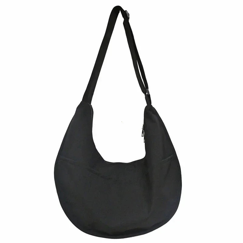 Y2K Large Capacity Nylon Crossbody Hobo Bag – Unisex