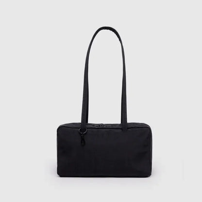 Plaid Nylon Tote Bag – Large Capacity Shoulder Handbag