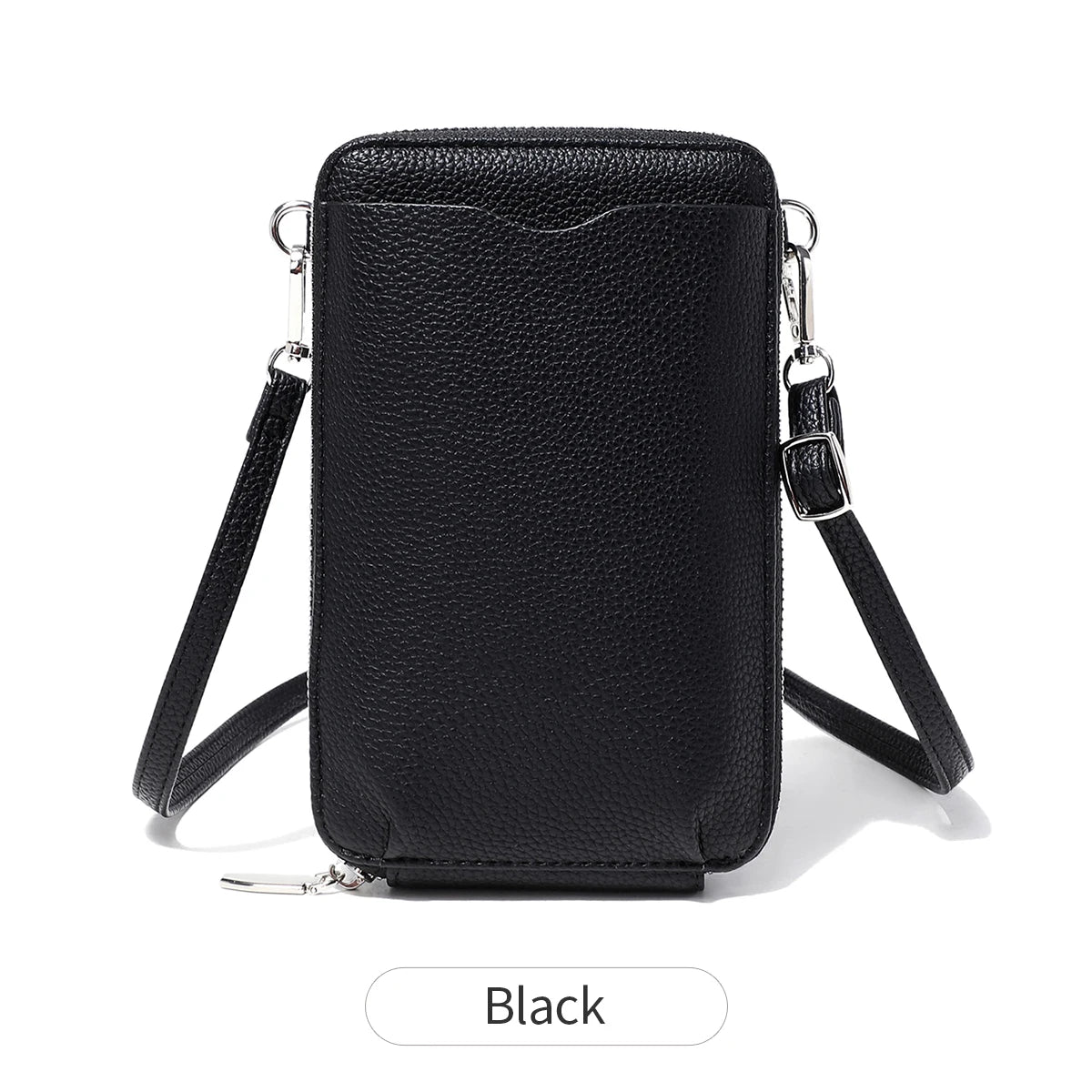 Women's Crossbody Phone Bag & Wallet – PU Leather Shoulder Purse