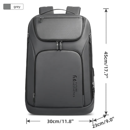 17-Inch Laptop Backpack for Men – Large Capacity Anti-Theft Travel & Business Weekender Bag