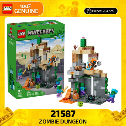 LEGO Minecraft Zombie Dungeon 21587 – 284-Piece Building Set