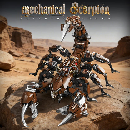 Mechanical Scorpion MOC Building Blocks – Steampunk Robot Model