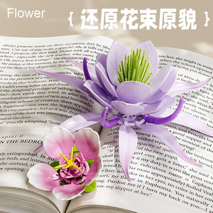 Flower & Plant Building Blocks Set – Eternal Bouquet Home Decor Model
