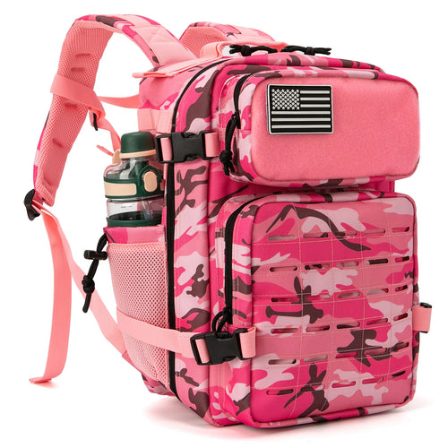 Tactical MOLLE Backpack 25L & 45L with Dual Cup Holders
