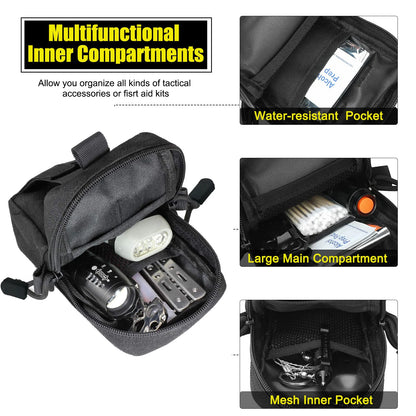 Tactical MOLLE EDC Pouch – Men's Utility Waist Bag