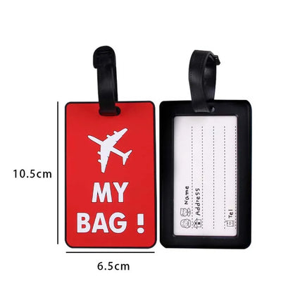 Silicone Luggage Tag – Colorful PVC Travel Bag ID Holder