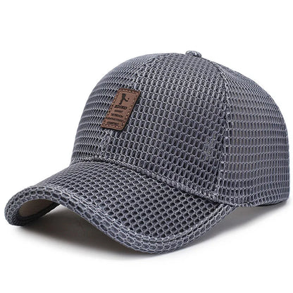 Breathable Mesh Baseball Cap Unisex Snapback Summer Sun Hat