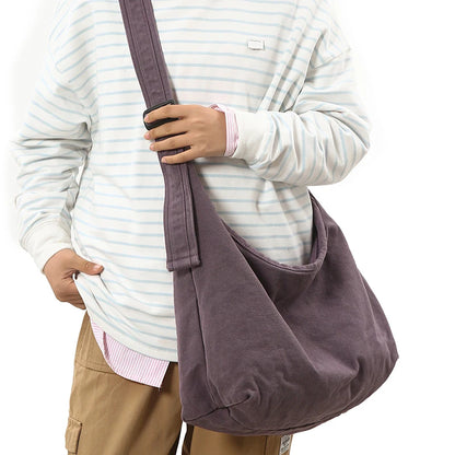 Canvas Shoulder Bag – Large Capacity Women's Crossbody