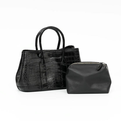 Crocodile Leather Handbag – Women's Large Shoulder & Crossbody Bag