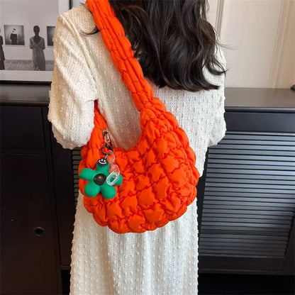 Puffy Cloud Shoulder Bag for Women – Korean Cute Style