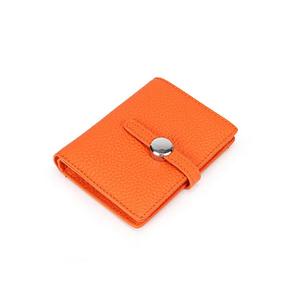 Genuine Leather Small Wallet for Women with Coin Purse