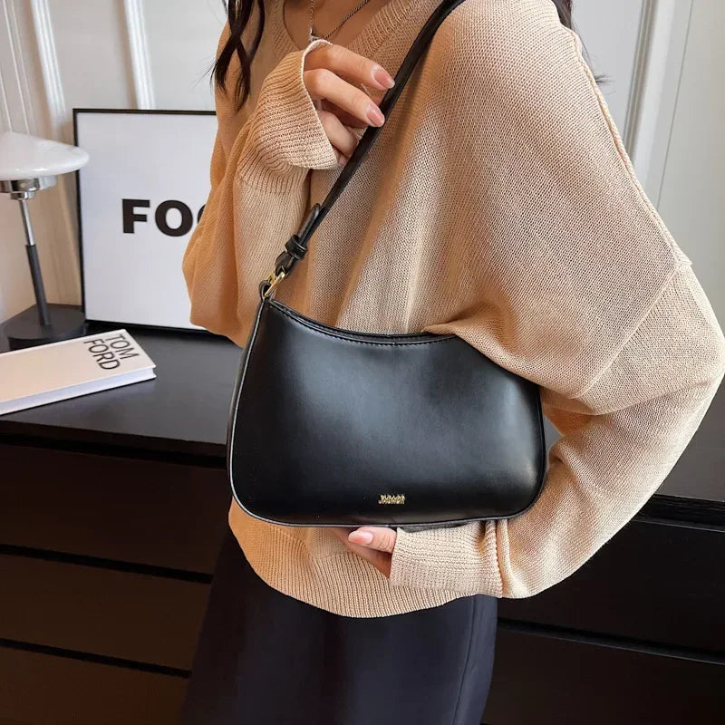 Red Underarm Shoulder Bags Women Texture Leather Crossbody Bag Luxury Designer Wedding Bride
