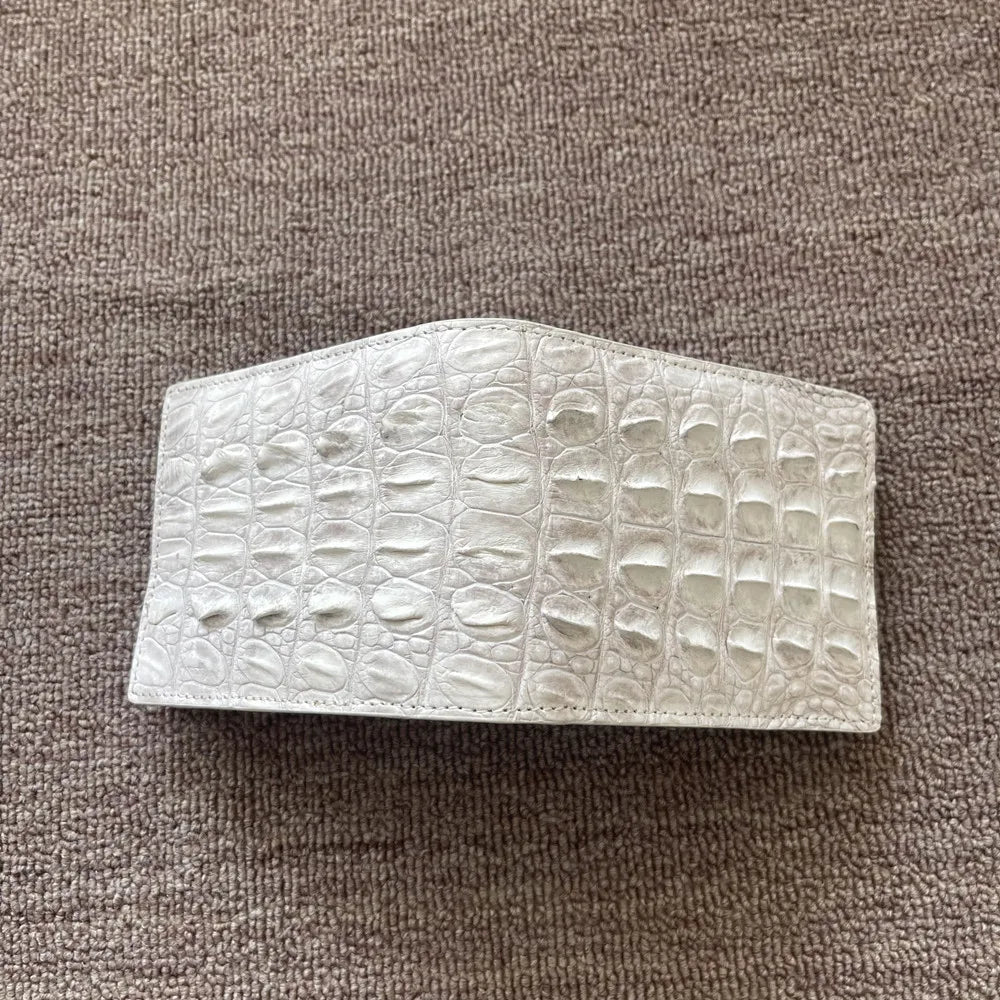 Himalayan Crocodile Leather Wallet – Men's Slim Bifold