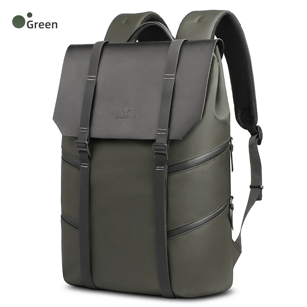 Large Travel Backpack for Men – Vintage Waterproof 15.6" Laptop School Bag