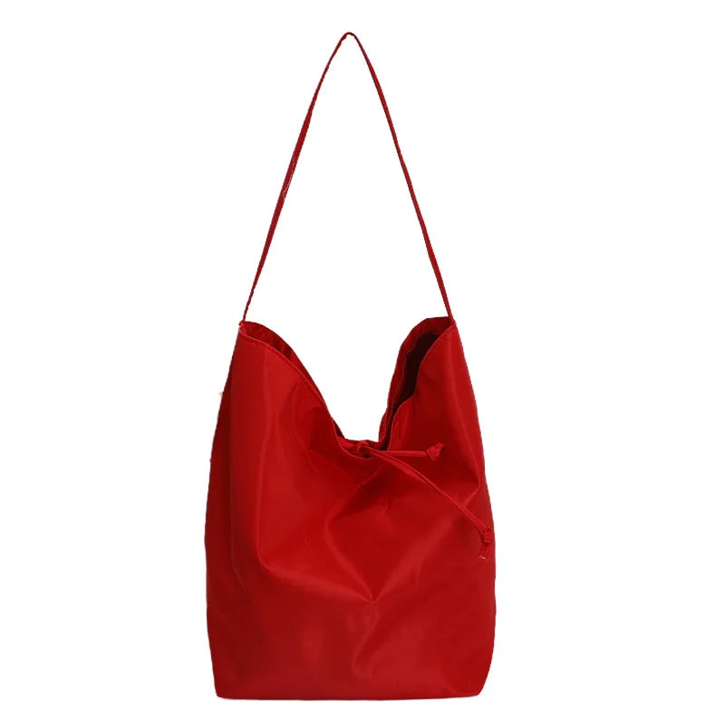 Large Capacity Nylon Shoulder Bag – Women's Lightweight Casual Tote