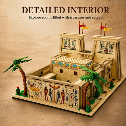 Temple of Horus MOC Building Set – Ancient Egypt Brick Model