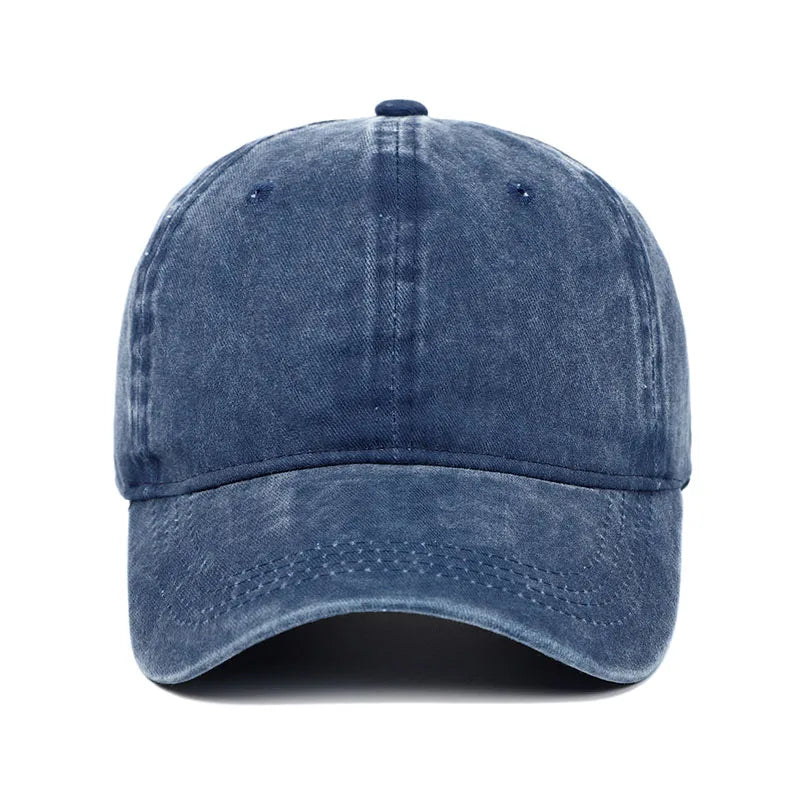 Vintage Washed Baseball Cap – City Embroidery Unisex Dad Hat