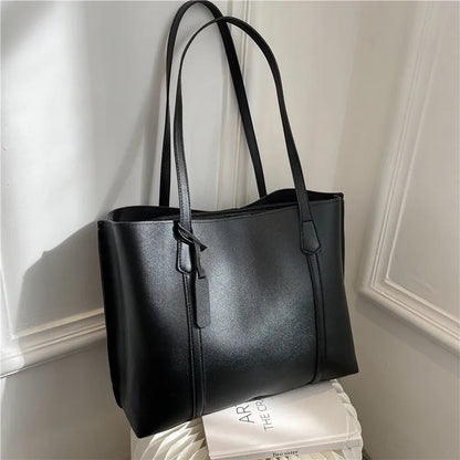 Large Capacity Soft Leather Tote Bag for Women