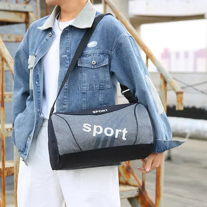 Gym Bag & Travel Backpack – Unisex Crossbody Duffel