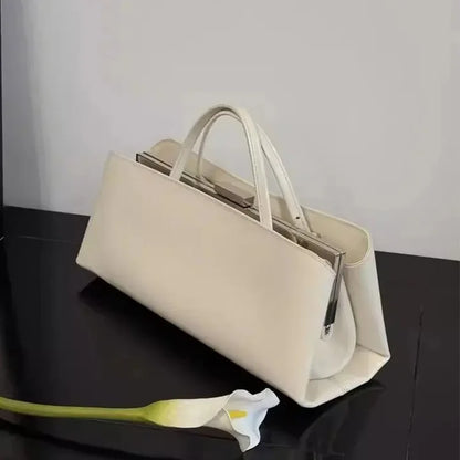 Luxury Clip Shoulder Bag – Women's PU Leather Handbag & Tote