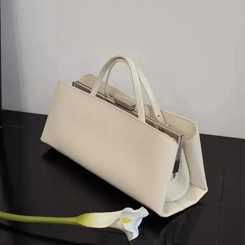 Luxury Clip Shoulder Bag – Women's PU Leather Handbag & Tote