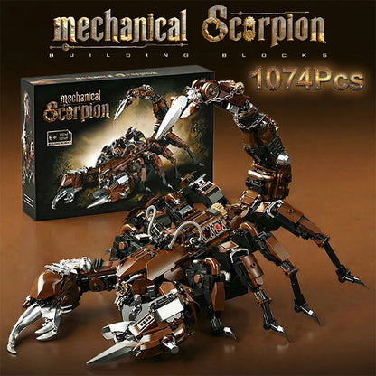 Mechanical Scorpion MOC Building Blocks – Steampunk Robot Model