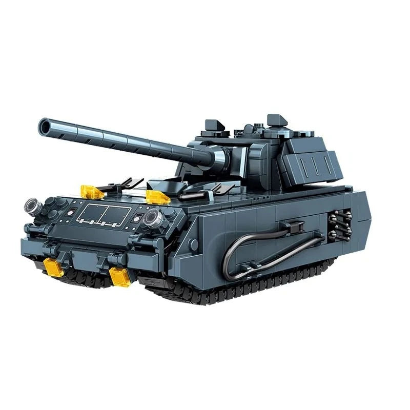 WWII Military Half-Track Building Blocks Model – Army Armored Vehicle Brick Kit