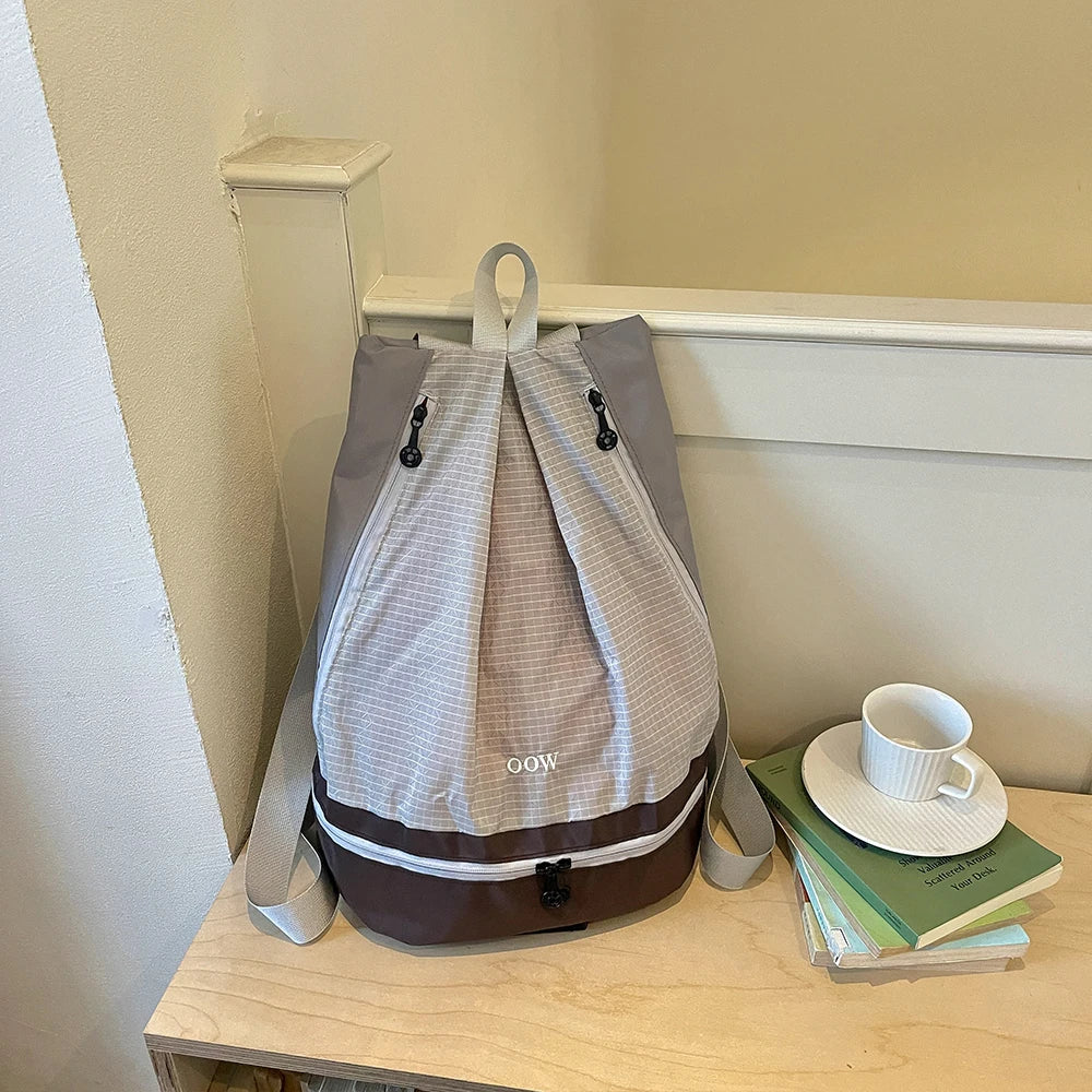 Large Capacity Gym Backpack with Shoe Compartment