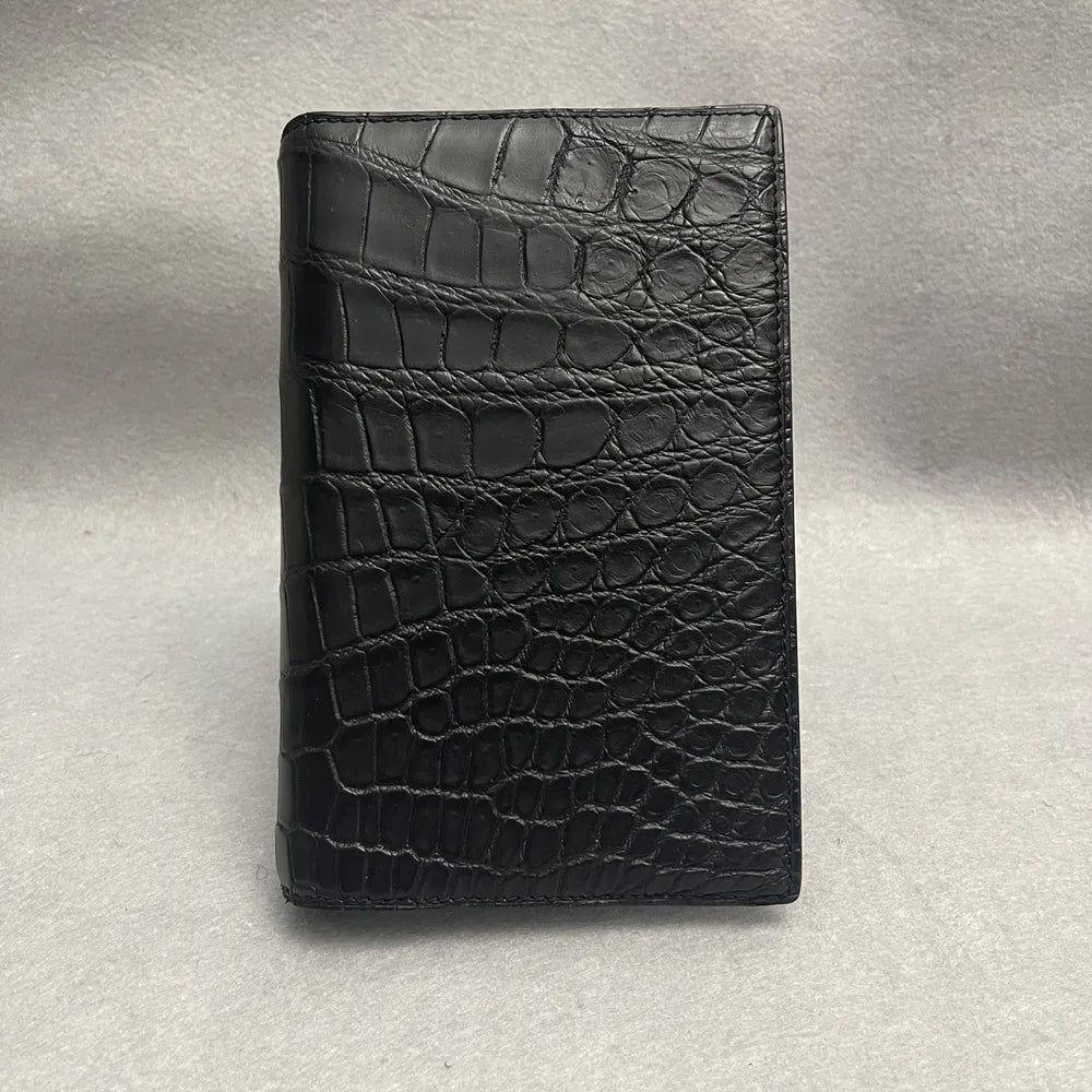 Genuine Crocodile Leather Planner Notebook & Card Holder
