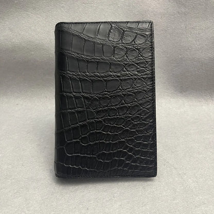 Genuine Crocodile Leather Planner Notebook & Card Holder