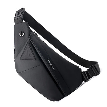 Anti-Theft Sling Bag Men Waterproof Crossbody Chest Pack