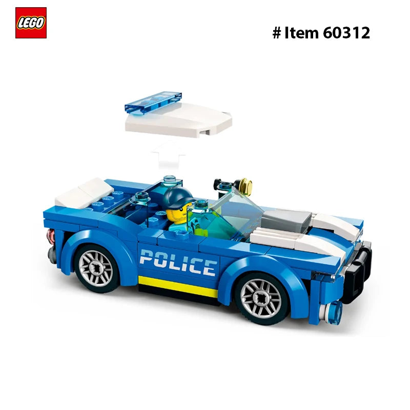LEGO City 60312 Police Car Building Toy for Kids Ages 5+