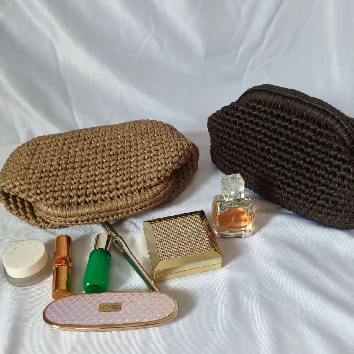 Handmade Crochet Clutch Bag – Woven Evening Purse