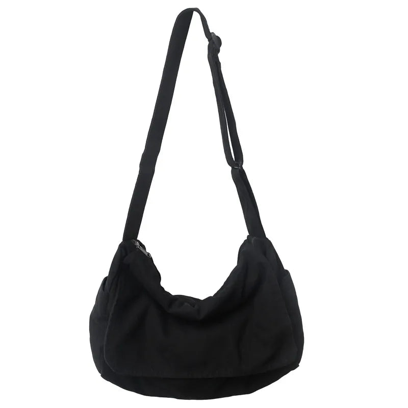 Women's Canvas Crossbody Bag – Vintage Casual Shoulder Tote